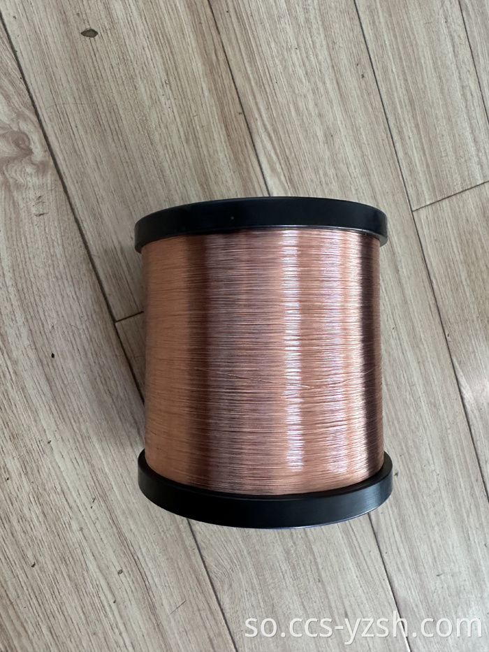 Xoog sare oo xoog sare oo bir ah High strength copper clad steel wire